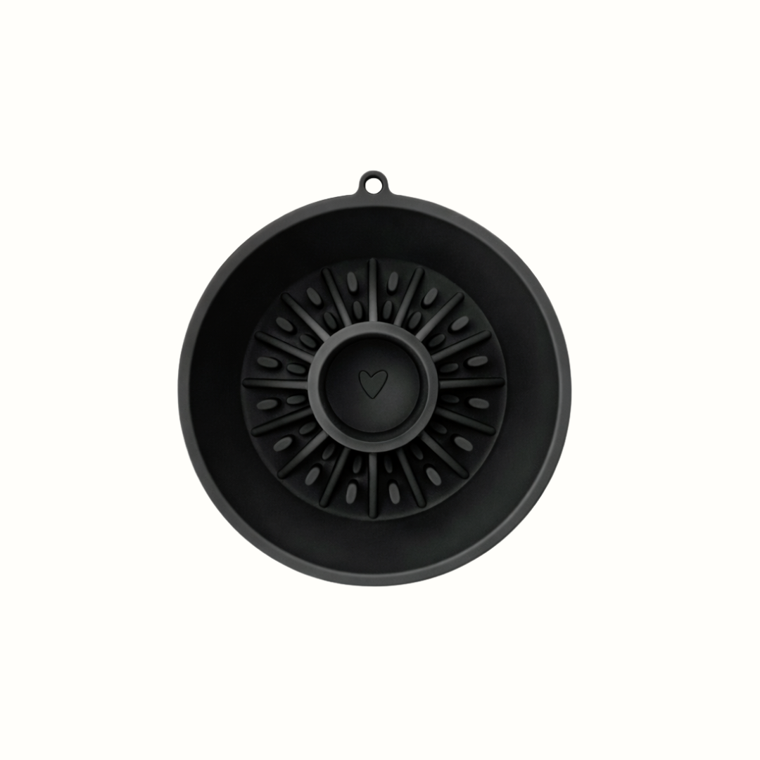 Kiwi Bowl (Small) ASHES  3-in-1  /       Slow Feeder, Lick Mat and Crushsicle - Limited Edition