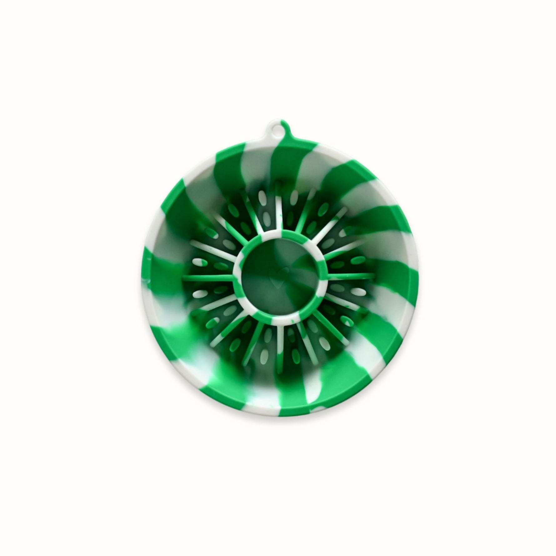 Lickmat tourbillon menthe pour chien, surface texturée