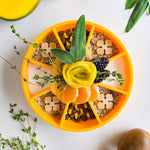 Bol interactif Dogs Crush avec tapis de léchage texturé orange, saveur agrumes pour chiens