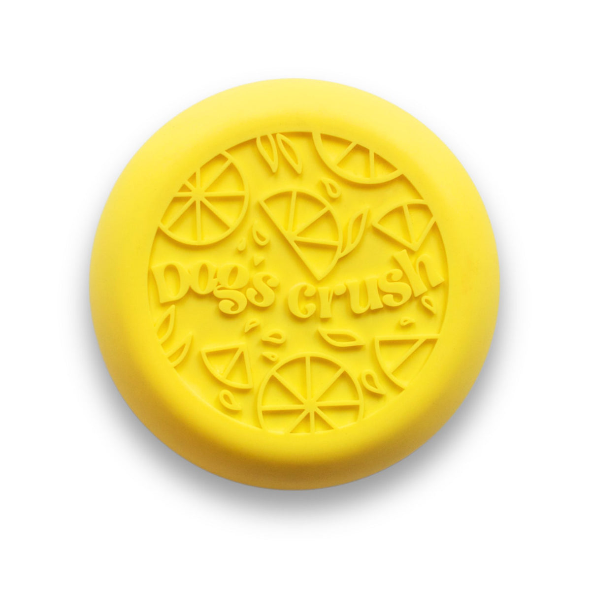 Tapis à lécher pour chien, design citron