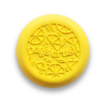 Tapis à lécher pour chien, design citron