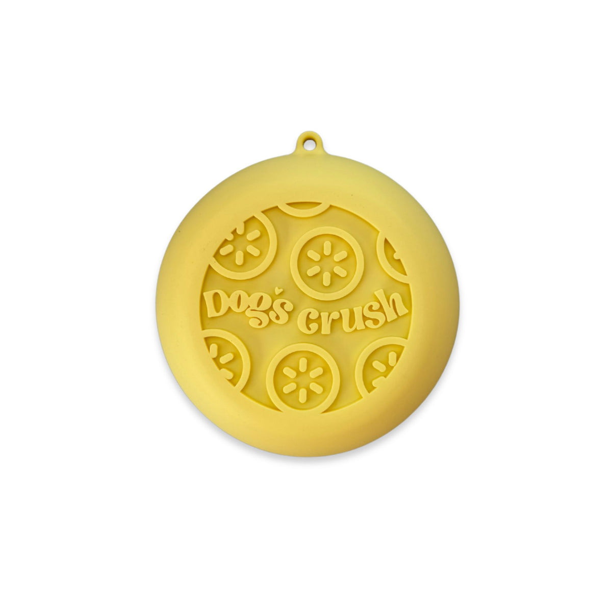 Bol interactif jaune Dogs Crush pour ralentir l'alimentation des chiens